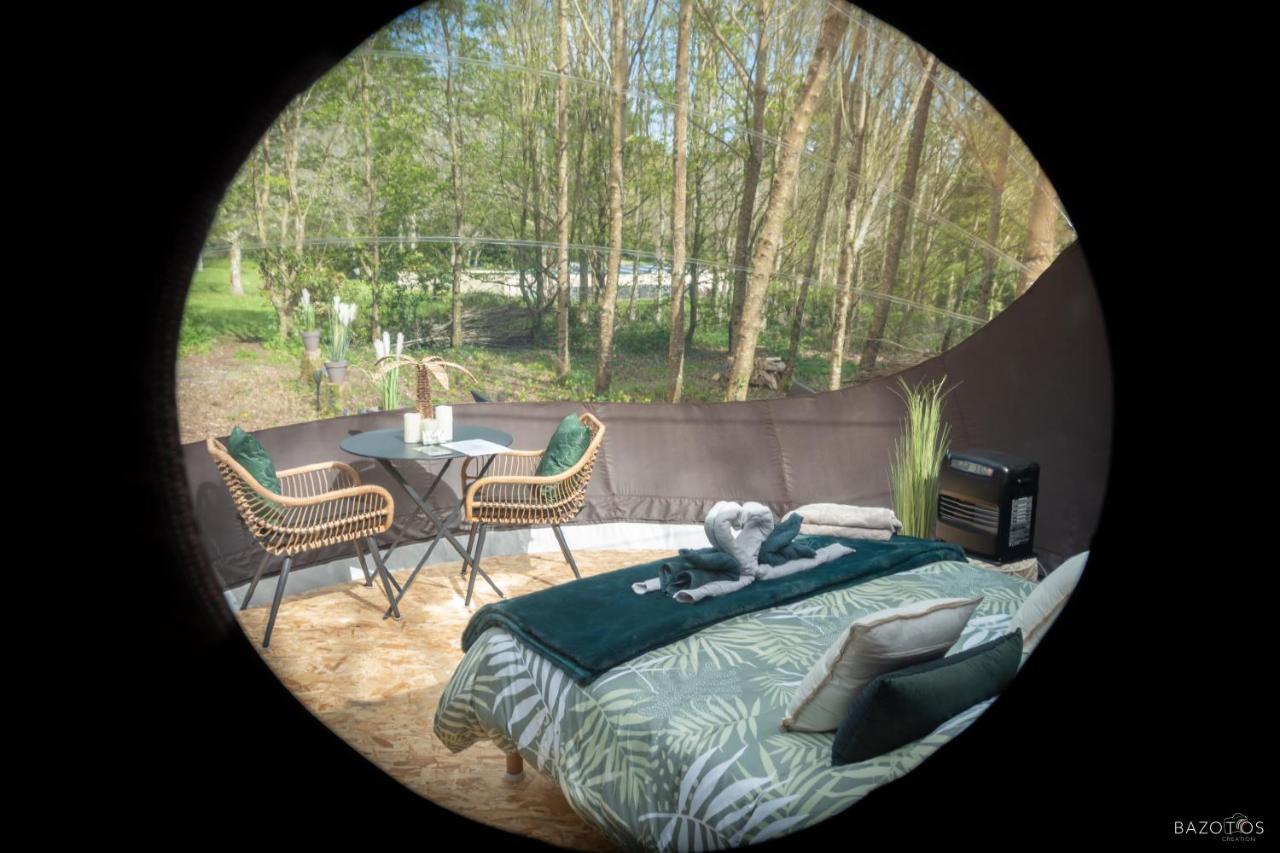 Logement insolite Bubble jungle Saint-Évarzec Exterior foto